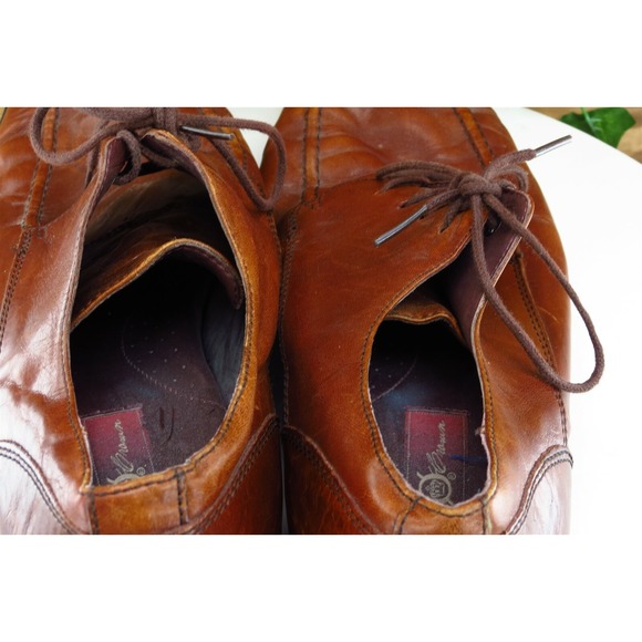 Born‎ crown Shoes Sz 10 M Brown Derby Oxfords Leather Men M2383 main image 8